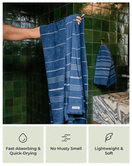 Terra XL Bath Bundle 2 Pack - Navy