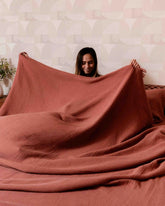 Lara Terracotta - PARTY BLANKET™ - Queen